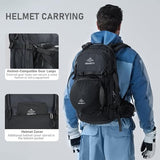 Semsty Ski and Snowboard Hydration Backpack, with 2L Water Reservoir and Insulated Harness, 30L Hydration Pack for Skiing, Hiking