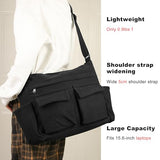 RTGNEI Corduroy Messenger Bag for School Satchel Tote Bag Women/Men Hobo Bags