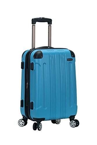Rockland London Hardside Spinner Wheel Luggage, Carry-On 20", Turquoise