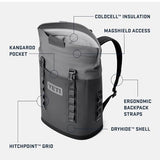 YETI Hopper M12 Backpack Soft Sided Cooler with MagShield Access, Cape Taupe
