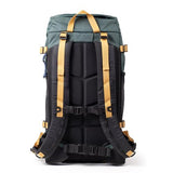 Topo Designs Rover Trail Pack 22L, Molded Back Panel, Waist Belt, Water Bottle Pockets (Forest/Goldenrod)