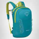 Osprey HydraJet 12L Kids' Hiking Backpack with Hydraulics Reservoir, Blue Spikemoss