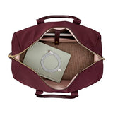 Samsonite Mobile Solution 2 Duffle Bag - Travel & Work Carry-On with Padded Laptop Sleeve, Front Organizer Pocket, Removable Crossbody Strap, StackIt™ Strap, Business & Leisure Travel Bag - Merlot