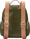 Cole Haan Women's Delancey Nylon Backpack, Olive Night/Godlen Honey