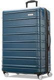 Samsonite Omni 2 Hardside 2 Piece Set - Includes Global Carry-On & Large Checked Suitcases - 360° Dual Spinner Wheels - Integrated TSA Lock & Expansion - Amazon Exclusive - Nova Teal