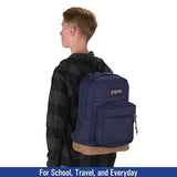 JanSport NCAA Officially Licensed Backpack, Michigan Wolverines, Right Pack with Padded 15-Inch Laptop Sleeve, Spacious Computer Bag, Durable Daypack with Bottle Pocket & Haul Handle, Navy