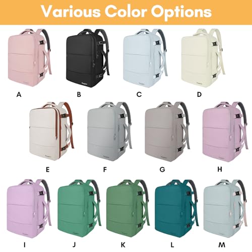 backpacks for women with laptop compartment Taygeer Laptop Backpack Purse for Women, Backpack for College Essentials with 15.6inch Laptop Compartment, Travel Bag Airline Approved CarryOn Work Bag for Nursing Doctor Business Travel, Brown