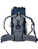 Ubon 60L Lightweight Camping Backpack Internal Frame Backpacks Blue