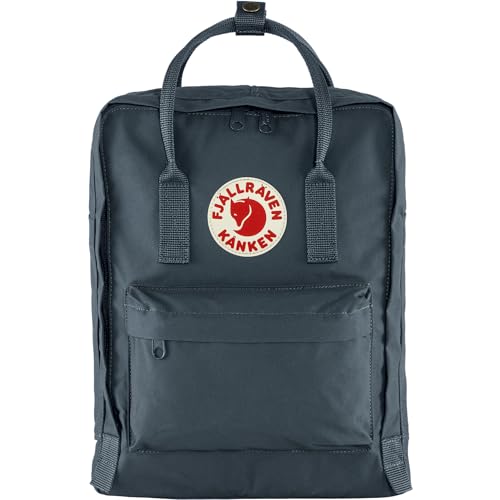 Fjällräven Kanken Backpack - Durable Vinylon Fabric, Water-Resistant, Classic Design - School, Travel, Navy | Backpacks4Less