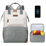 Maelstrom 15.6-17.3" Laptop Backpack with Lunch Box, Work Bag for Women Men