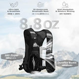 Azarxis Hydration Running Vest Backpack Pack 5.5L for Women and Men Jogging Trail Race Marathon Cycling Hiking (Rose Red Backpack Only)