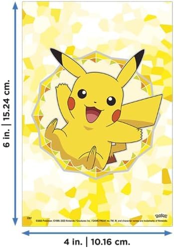 Pokemon Mini Backpack Set - Bundle with 12" Pikachu Backpack, Mini Poster, Stickers, Bookmark, More | Small Pokemon School Bag for Kids, Boys, Girls