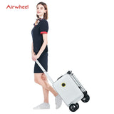 Airwheel SE3S Smart Rideable Suitcase Electric Luggage Scooter For Travel (silver)