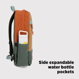 Topo Designs Daypack Classic – OG Daily Carry Pack Designed in Denver, Functional Travel Bag, Made from Recycled Nylon, 2 Padded Laptop Sleeves, 21L (Beetle/Spice)