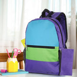 Cholemy 12 Pack 14" Kids Backpack Bulk for School with Pencil Pouch, Back to School Supplies for Classroom Donation (Stylish Color)