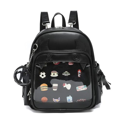 CHERRY SAUCE Devil Halloween Ita Backpack Crossbody Purse For Gothic Anime