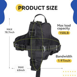 Luggage Backpack Conversion System Luggage Connector Straps – Cross Shaped External Frame Backpack with Handle, Quick-Release Lock, Backrest –Backpack Luggage Strap for Suitcase, Trolley, Handbag
