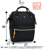 Anello ATB0193R CROSS BOTTLE REPREVE Rucksack (R) Water Repellent Large Capacity PC Storage, navy, F