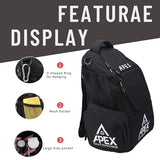 Apex Outdoors Disc Golf Bag, Large Disc Golf Backpack Holds Over 21 Discs