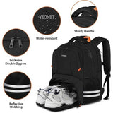 Ytonet Gym Backpack for Men Women, Travel Sports Bag with Shoe Compartment