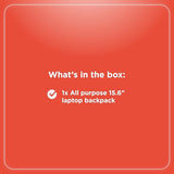 RadioShack All-Purpose 15.6" Laptop Backpack, Men's and Women's Backpack with Secure Laptop Compartment Provides Easy Organization and Transportation for Laptops up to 15.6", Tablets, and More