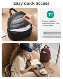 BAGSMART Mini Backpack for Women, Lightweight Small Backpack Purse, Camel