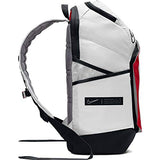 Nike Elite Pro Basketball Backpack BA6164 One Size (WHITE/UNIVERSITY RED/BLACK)