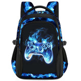 ZHIMEBYE Kids Backpack for Boys - Gamer Boys Backpacks for Kids Teens Elementary Middle School, 17″ Large Capacity Students Bookbag, Perfect for Travel and School