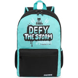 Get Trend Fortnite Kids Backpack, Boys Lightweight 18 inch Book Bag, Adjustable Padded Straps Travel School Bag, Gamer Gifts (Blue Fortnite)