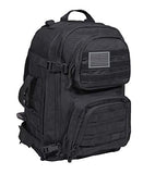 Rockland Military Tactical Laptop Backpack, Black, Large