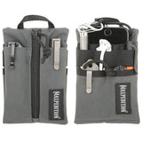 MAXPEDITION Platy Pocket Organizer, Durable EDC Tool Pouch for Men, Neck Wallet with Paracord Lanyard, Holds Flashlight, Multitool, Pen, Notebook (Wolf Gray, 4" x 6")