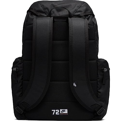 Nike Heritage Backpack Unisex Backpack - Black/Black/White, 1Size