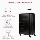 SwissGear 8020 Eclipse Collection Hardside Expandable Luggage – Black