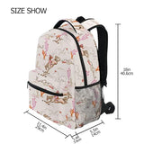 Fisyme Cowgirl Western American Laptop Backpack Bag Bookbag Casual Travel Hiking Computer Notebooks Daypacks