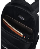 Under Armour Unisex-Adult Hustle 6.0 Backpack, (002) Black/Black/White, One Size Fits Most