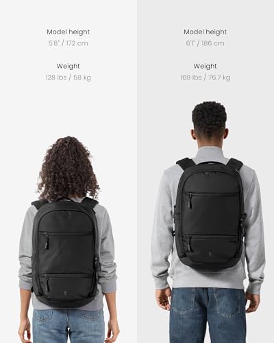 tomtoc Laptop Backpack 26L, Large Business Work Bag Fits 15.6-16 Inch Laptop, Water-Resistant Durable Computer Travel Backpack for Business Trip, Weekend Getaway tomtoc Laptop Backpack 26L, Large Business Work Bag Fits 15.6-16 Inch Laptop, Water-Resistant Durable Computer Travel Backpack for Business Trip, Weekend Getaway