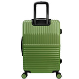 World Traveler Dejuno Tonal 28-Inch Polycarbonate Lightweight Hardside Expandable Spinner Luggage Suitcase with TSA Lock - Matcha