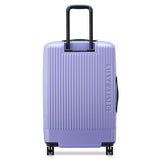 florence by mills Spin Me Away Hardside Expandable Luggage with Spinner Wheels, Lavender, Checked-Medium 24 Inch