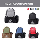 Apex Outdoors Disc Golf Bag, Large Disc Golf Backpack Holds Over 21 Discs