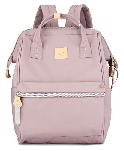 Himawari Laptop Backpack, Stylish Eco-Friendly Canvas, 11"x16"x6.3", Large Capacity, Multi-Functional with USB Port, Padded Back Panel, Adjustable Shoulder Straps
