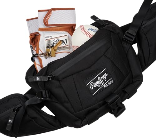 Rawlings | SLING Crossbody Bag | Baseball / Softball Accessory | Black