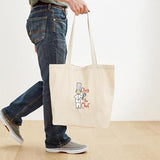 CafePress Obey The Chef Tote Bag Reusable Natural Beige Canvas Shopping Bag