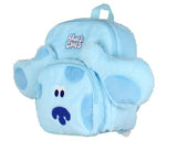 INTIMO Blue's Clues Fuzzy Soft Character Cartoon Face 12 Inch Backpack For Daily Use