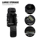 Mardingtop 70L Hiking Backpack+ Molle Tactical Utility Pouch