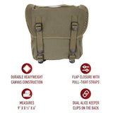 Rothco Canvas Butt Pack – Rugged Tactical Modular Outdoor Storage Gear Equipment Bag