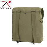 Rothco Heavyweight Canvas Jumbo Musette Bag, 15" x 15" x 5", Olive Drab