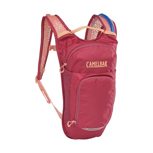 CamelBak Mini M.U.L.E. Kids Hydration Backpack, Lightweight Trail and Bike Pack with 50oz Reservoir, Berry