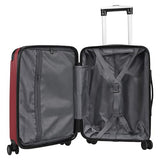 World Traveler Dejuno Cornwall 3-Piece Lightweight Hardside Spinner Luggage Set - Black