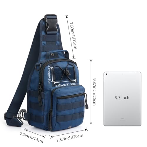 G4Free Outdoor Tactical Bag Backpack, Military Sport Bag Pack Sling Shoulder Backpack Tactical Pack for Every Day Carry