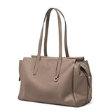 S-ZONE Leather Tote Bag for Women Large Shoulder Bags Crossbody Handbag Work Purse Travel Trip